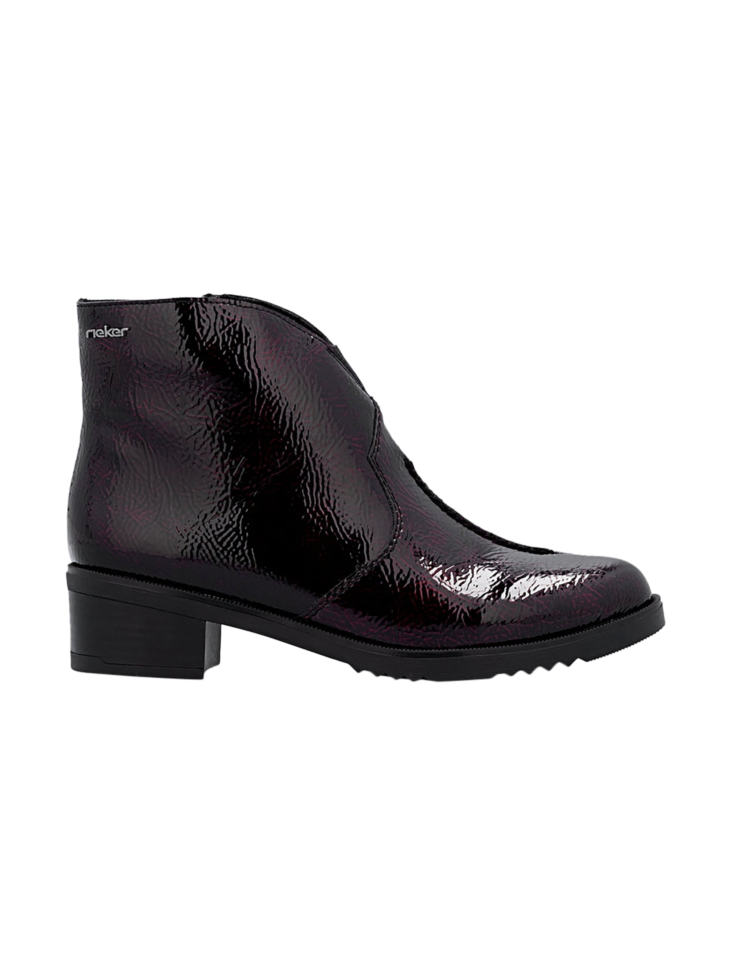 Bottines 'Lagro Zip-Stiefelette' Rieker en rouge