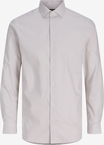 JACK & JONES Button Up Shirt 'JPRBLParker' in Beige: front