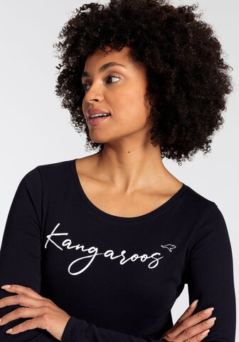 KangaROOS Shirt in Black