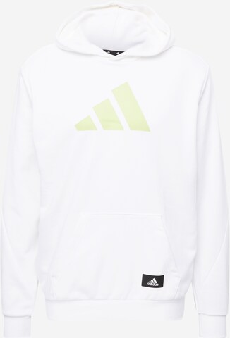 ADIDAS PERFORMANCE - Sweatshirt de desporto em branco: frente