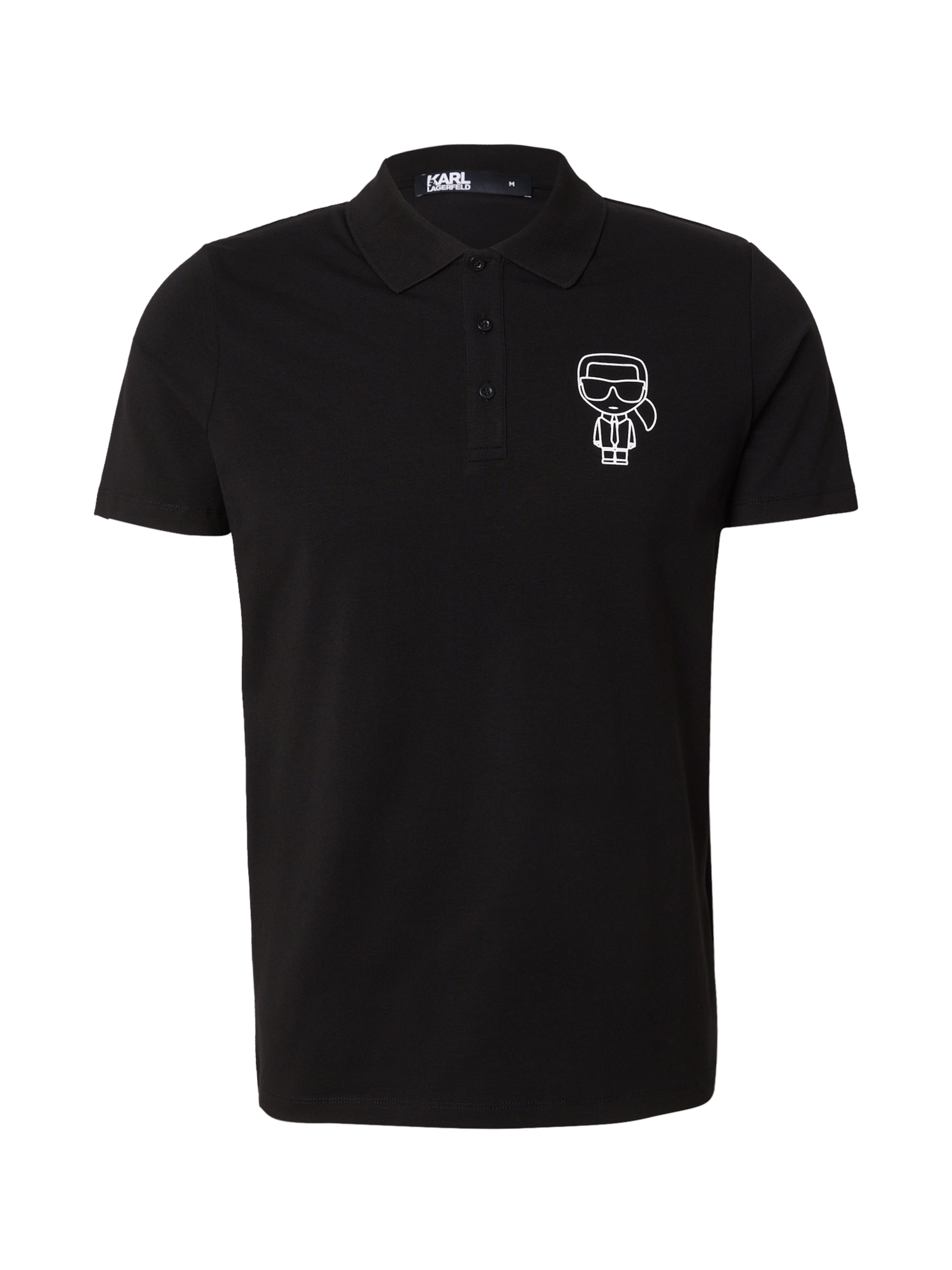 Karl Lagerfeld Tričko - Čierna: predná strana