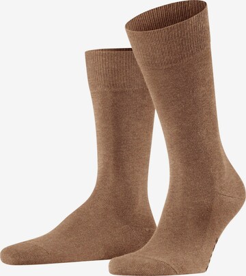 FALKE Socks 'Family' in Brown: front