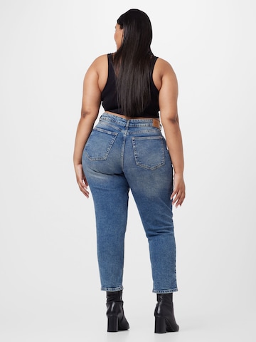 Noisy May Curve Regular Jeans 'MONI' in Blauw