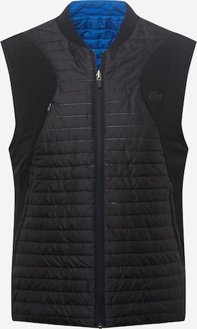 Gilet di Lacoste Sport in nero: frontale