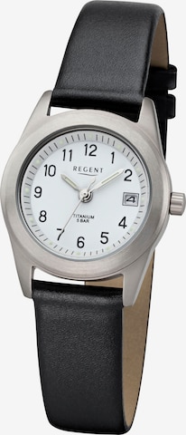 REGENT Analog Watch in Black: front