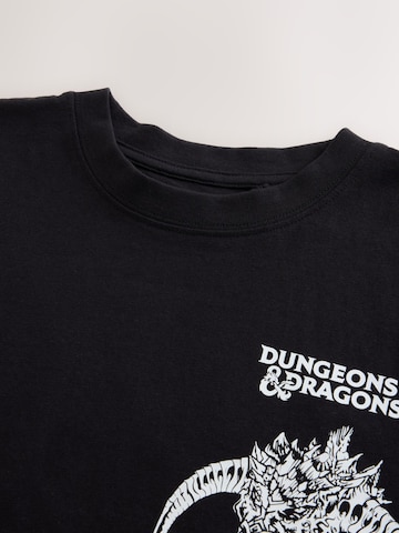 Next Shirt 'Dungeons & Dragons' in Zwart