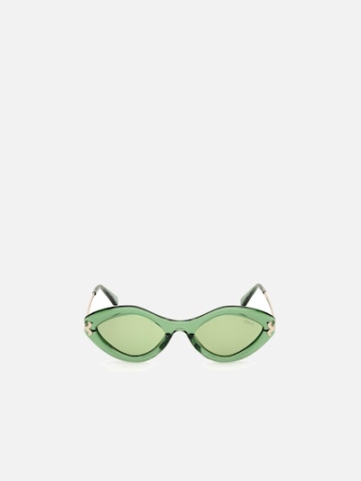 Emilio Pucci Lunettes de soleil 'Pucci EP0223 Shiny light green 54/21/140 Women Sunglasses' en 54 en vert, Vue avec produit