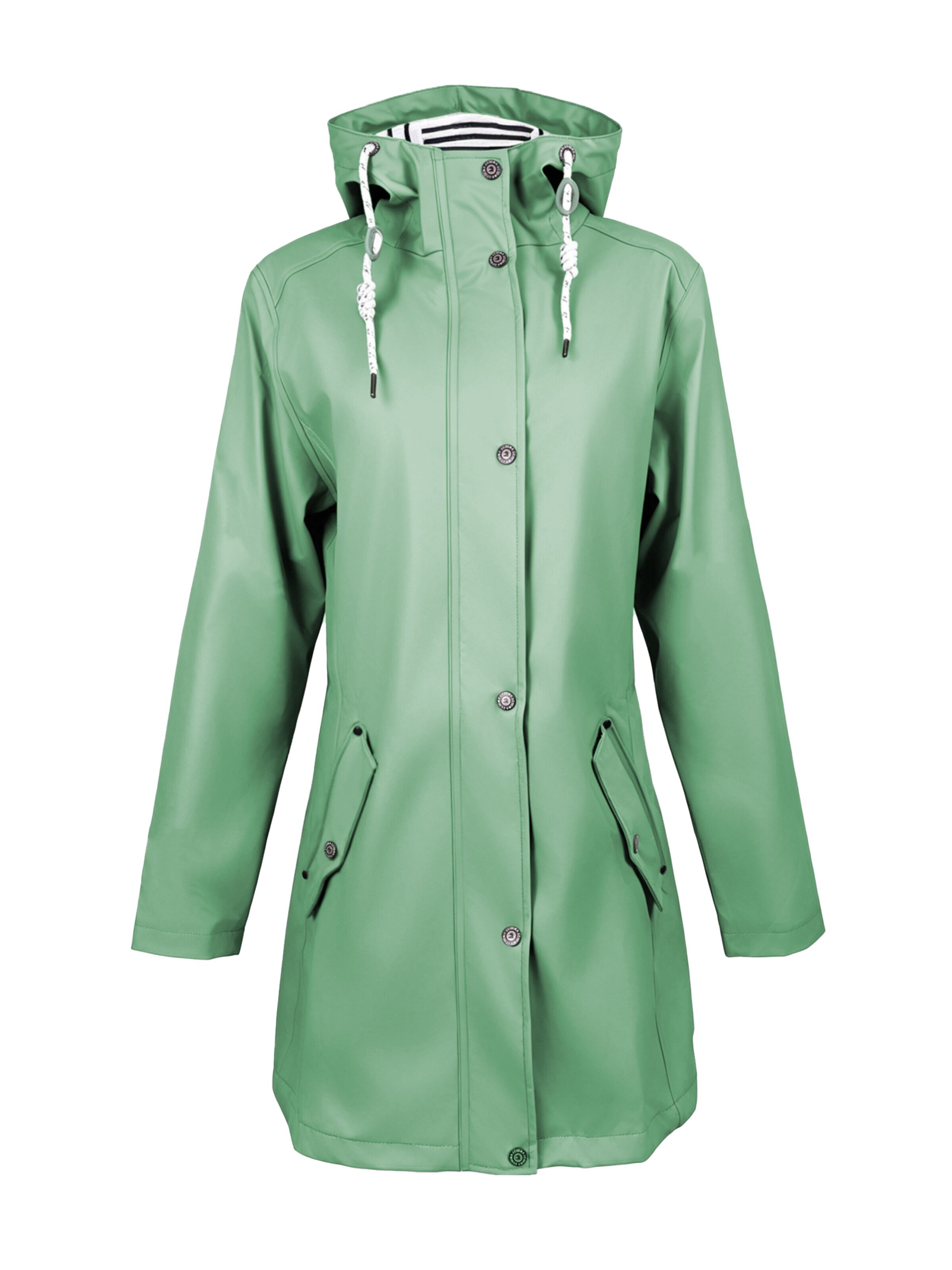 ECOOMA Outdoor Jacket 'women's raincoats' in Green: front