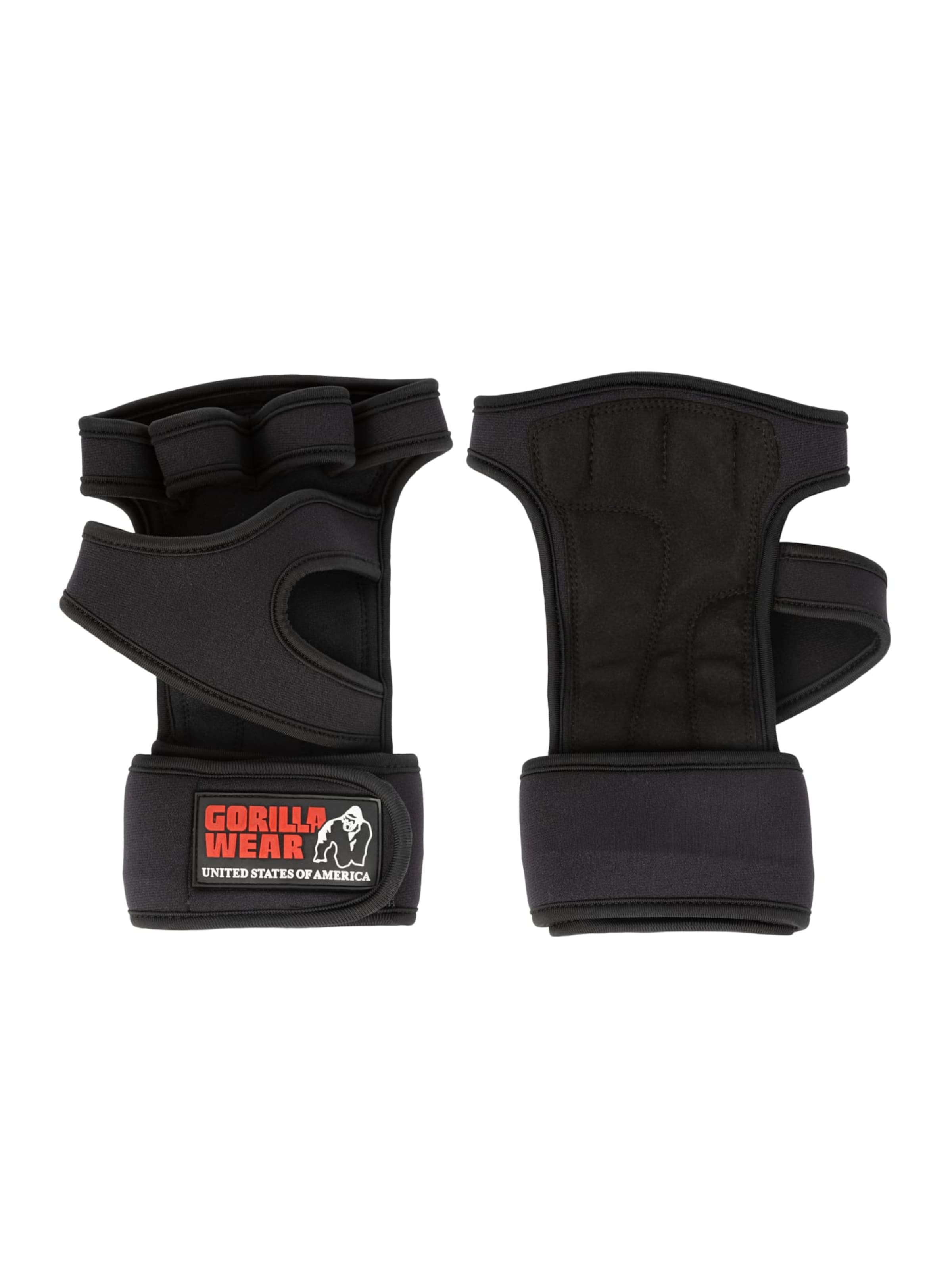 Gants de sport Gorilla Wear en noir : devant