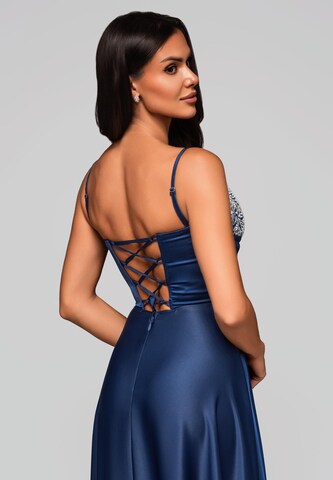 Ombre Avondjurk in Blauw