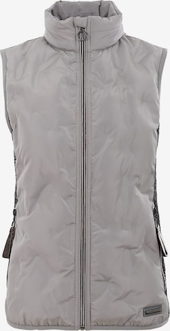 s'questo Vest in Silver: front