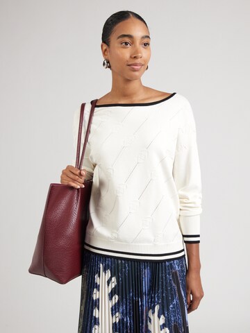 Pull-over Liu Jo en beige : devant