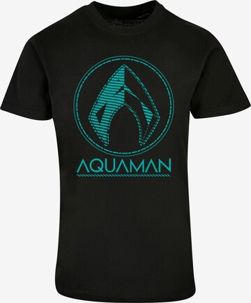 Maglietta 'Aquaman' di ABSOLUTE CULT in nero: frontale