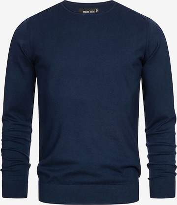 INDICODE JEANS Trui 'Gamal' in Blauw: voorkant