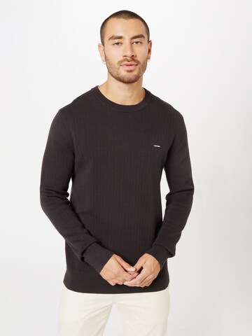 Calvin Klein Sweater in Black: front