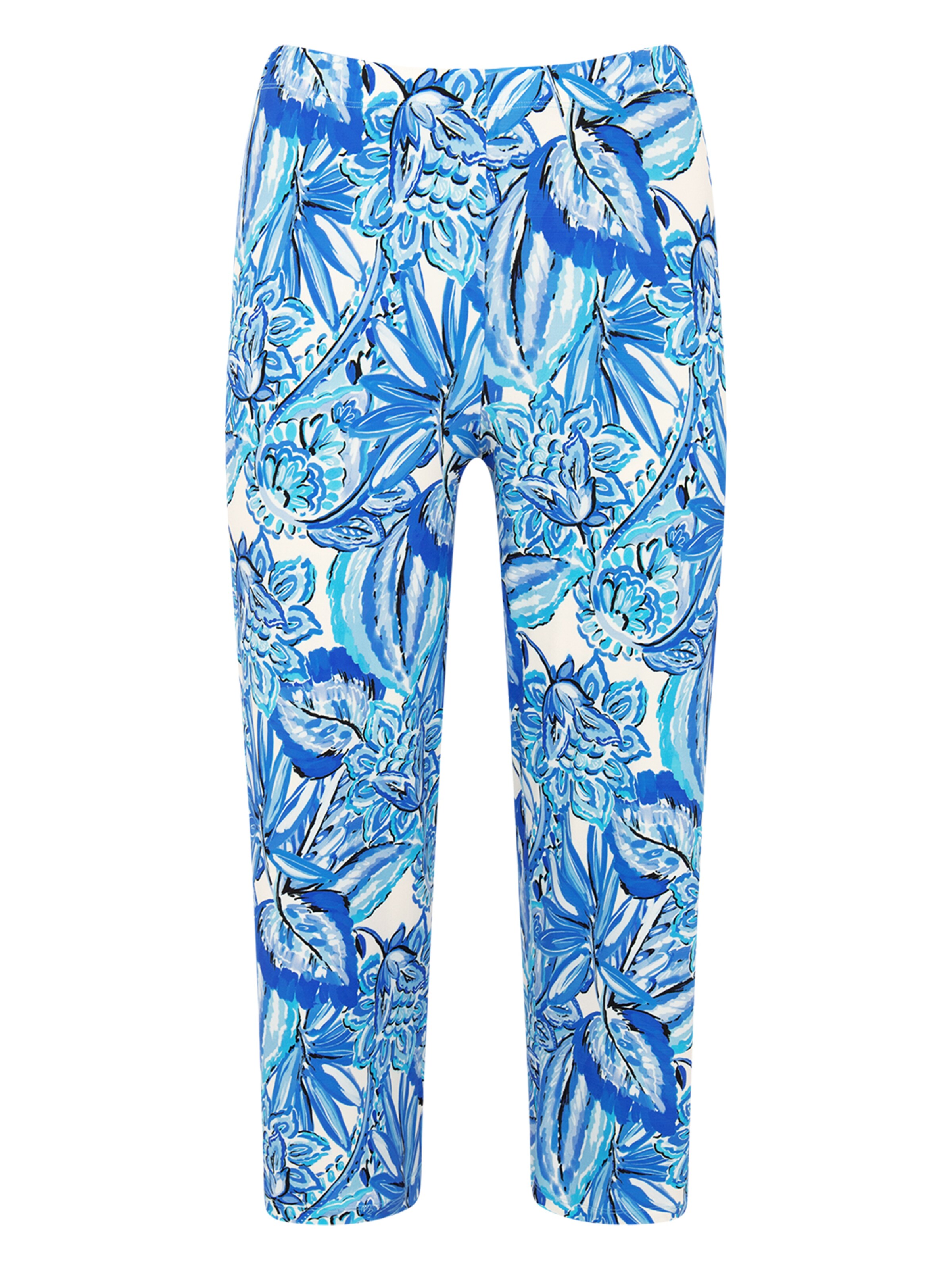 YOEK Loose fit Pants in Blue: front