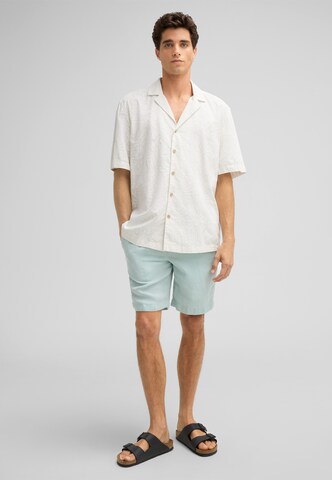 STRELLSON Comfort fit Button Up Shirt 'Cliro' in White