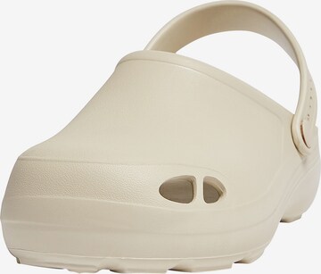 Pull&Bear Clogs in Beige: voorkant