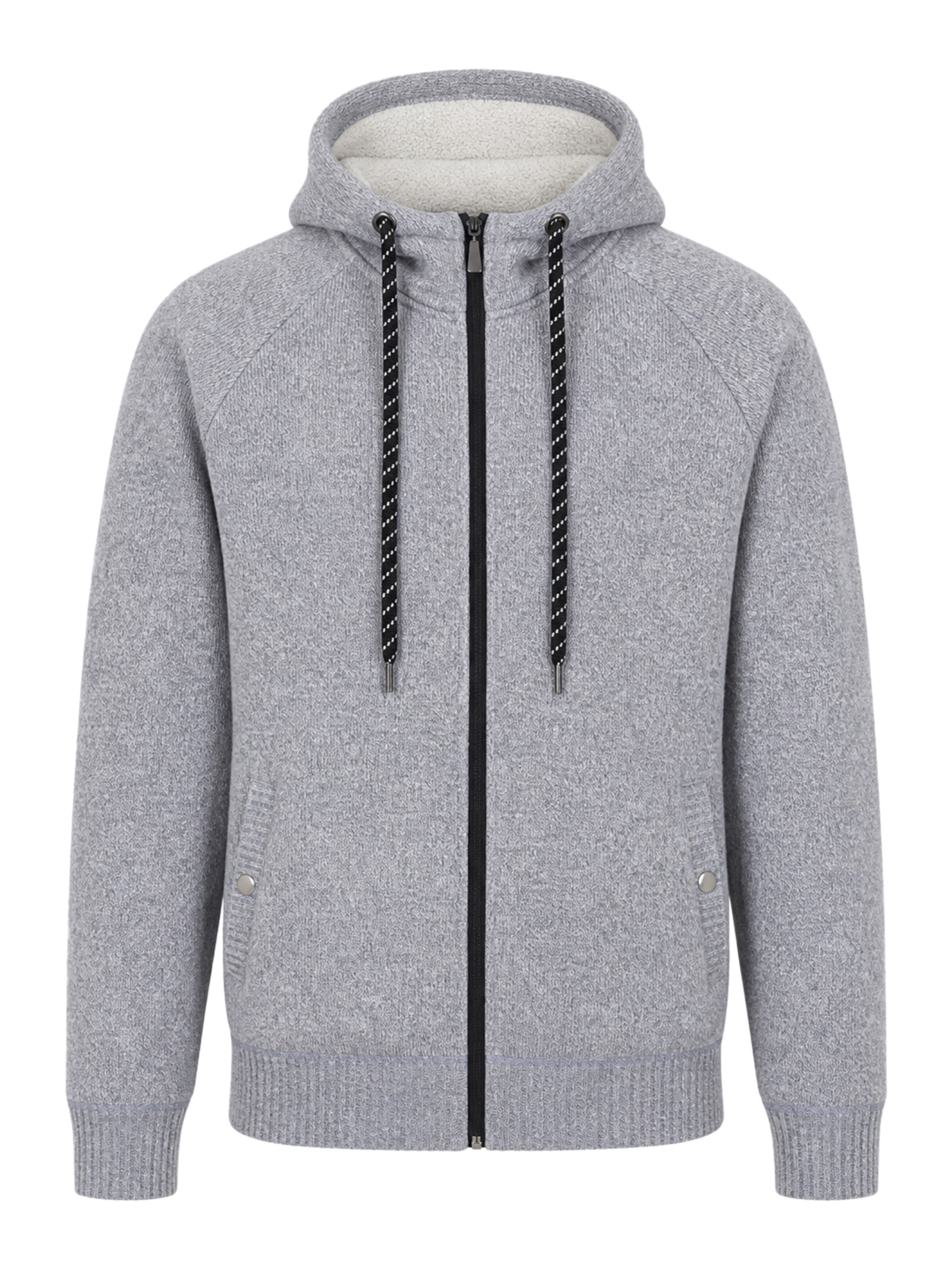 Giacca di felpa di BRAVE SOUL in grigio: frontale