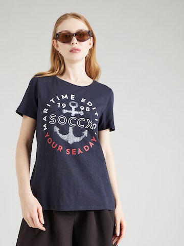 Soccx Shirt in Blauw: voorkant