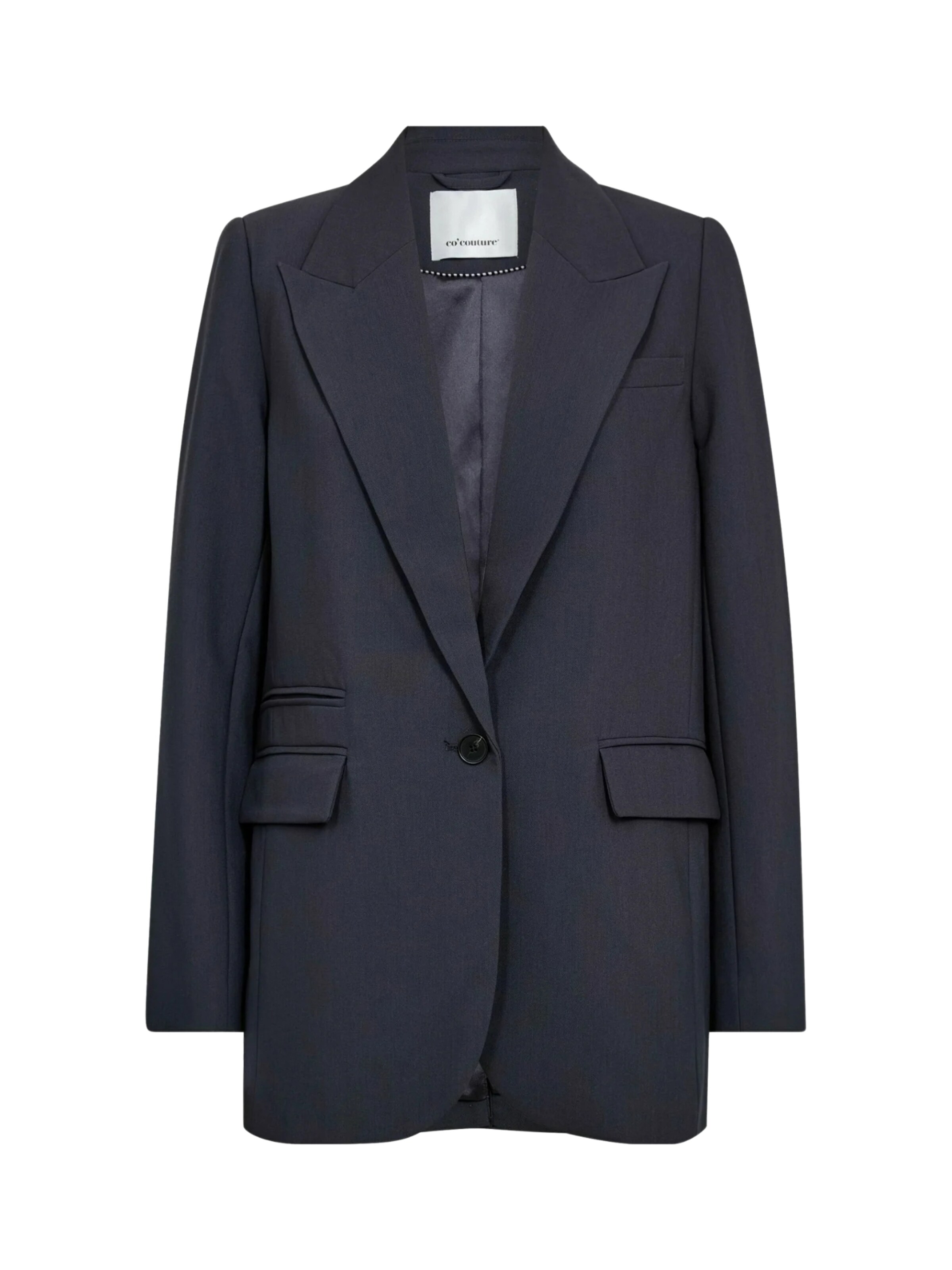 co'couture Bleiseri 'Vola' värissä musta: etupuoli