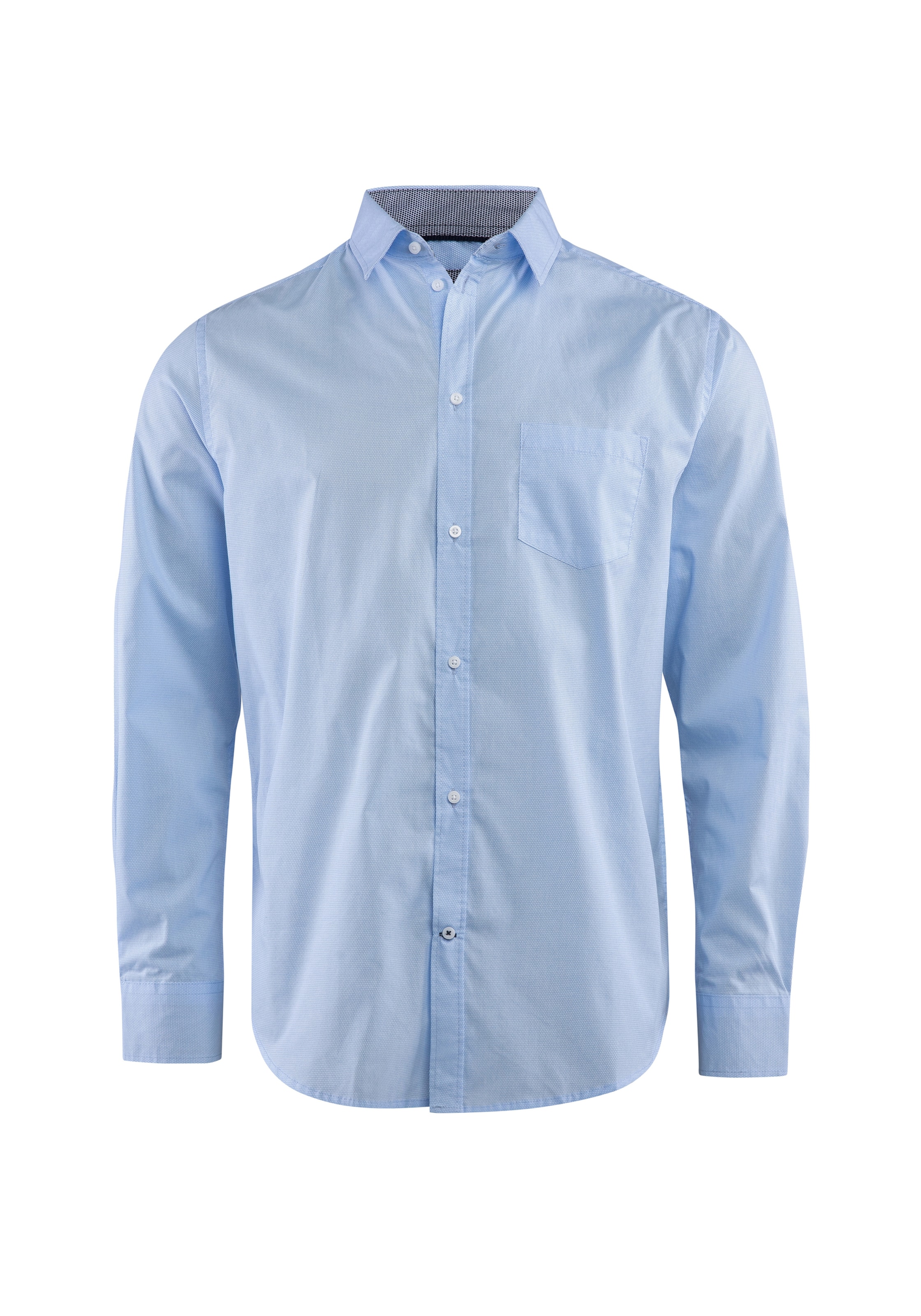 Stooker Men Button Up Shirt 'Hugh' in Blue: front