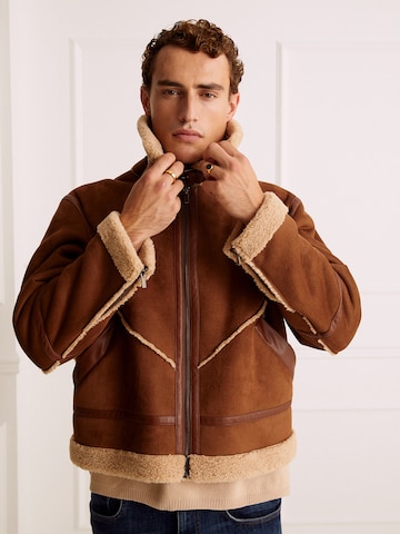 Guido Maria Kretschmer Men Between-Season Jacket 'John' in Brown