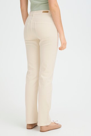 Coupe slim Jean 'FRLUXE ELLI JE 1 ' Fransa en beige