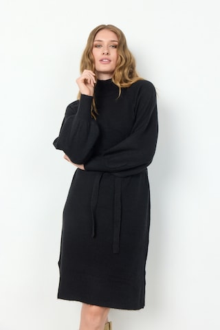 Soyaconcept Knitted dress 'NESSIE' in Black: front