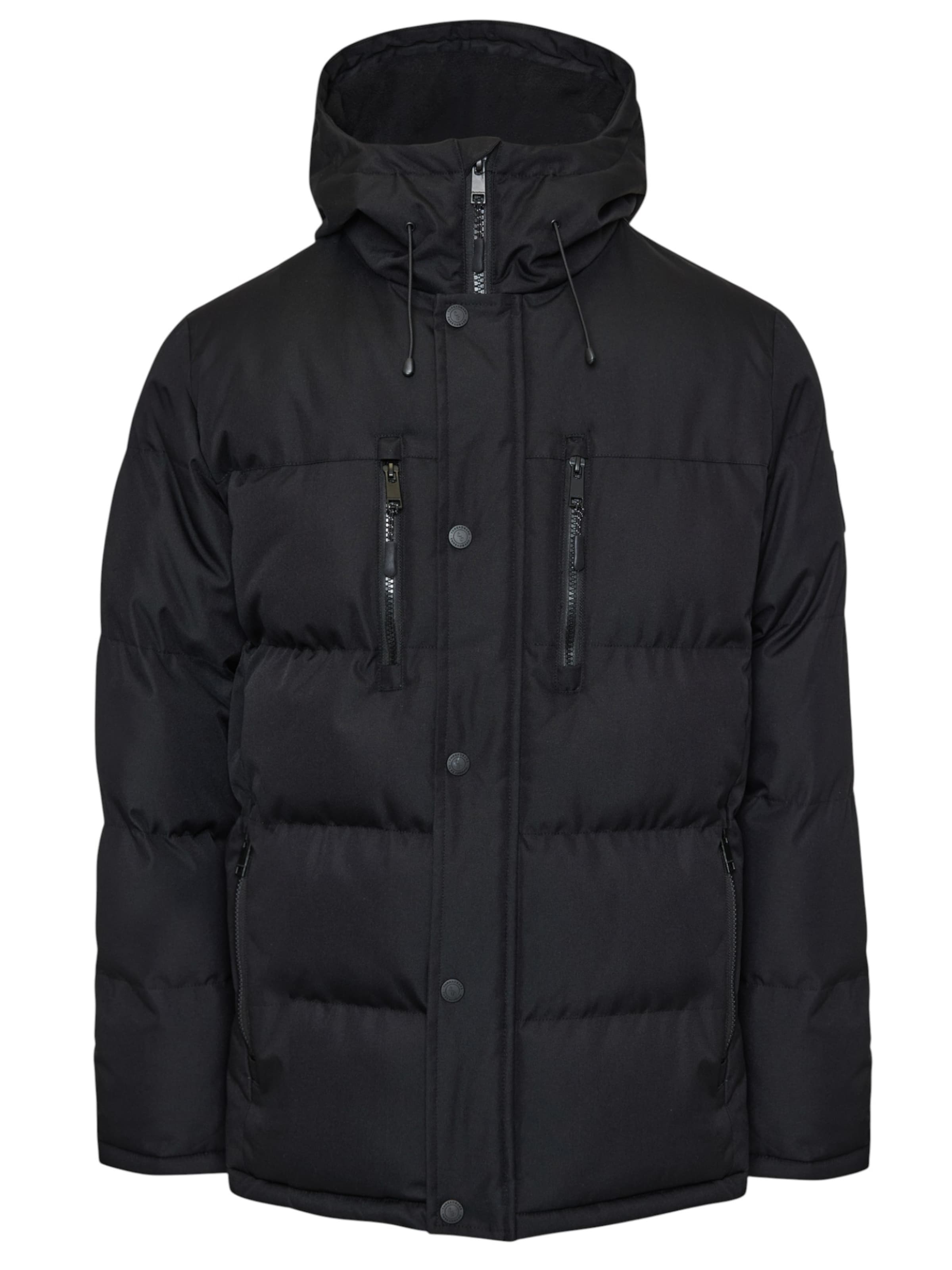 Threadbare Jacke 'Matthew' in Schwarz: Vorderseite