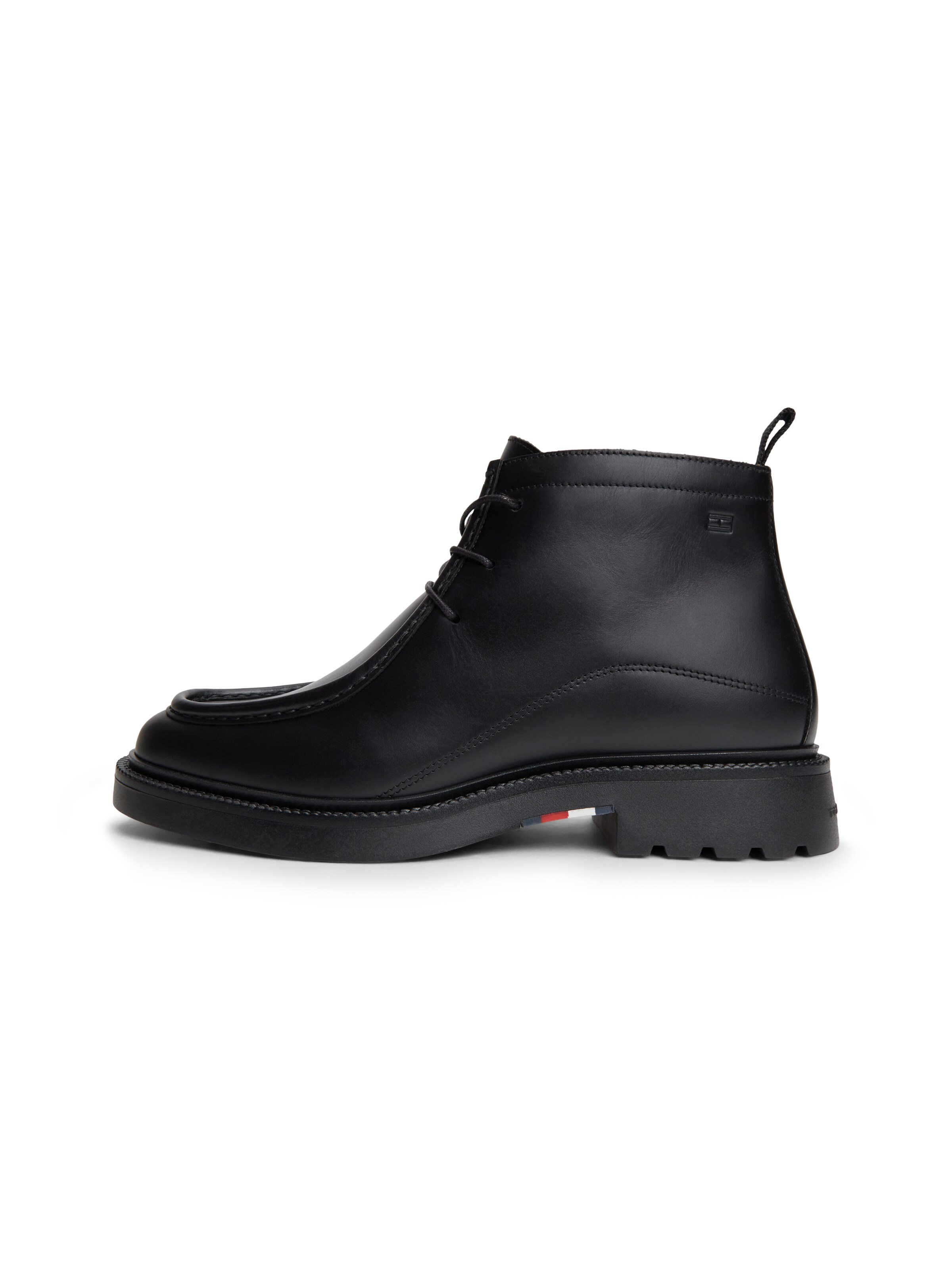 TOMMY HILFIGER Chukka Boots 'Corporate' in Black: front