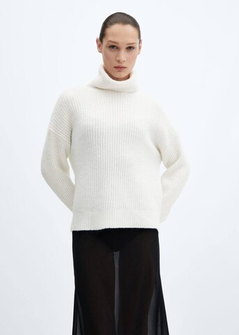 MANGO Pullover 'Kourtney' i hvid: forside