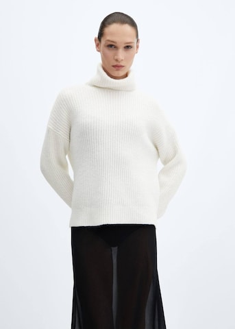 MANGO Sweater 'Kourtney' in White: front