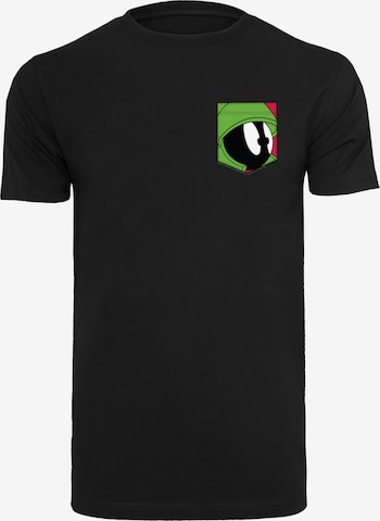 T-Shirt 'Looney Tunes Marvin The Martian Face' F4NT4STIC en noir : devant