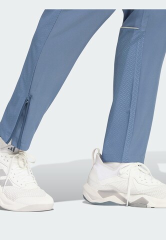 Coupe slim Pantalon de sport 'Tech Apparel' ADIDAS PERFORMANCE en bleu