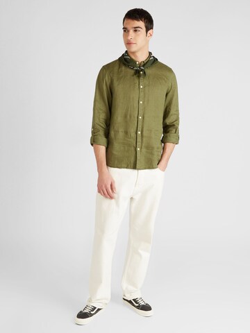 SCOTCH & SODA Regular fit Button Up Shirt in Green