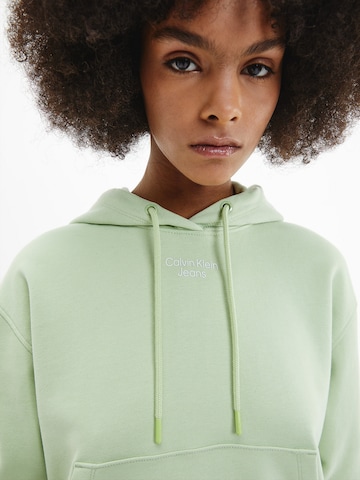 Calvin Klein Jeans Sweatshirt in Groen