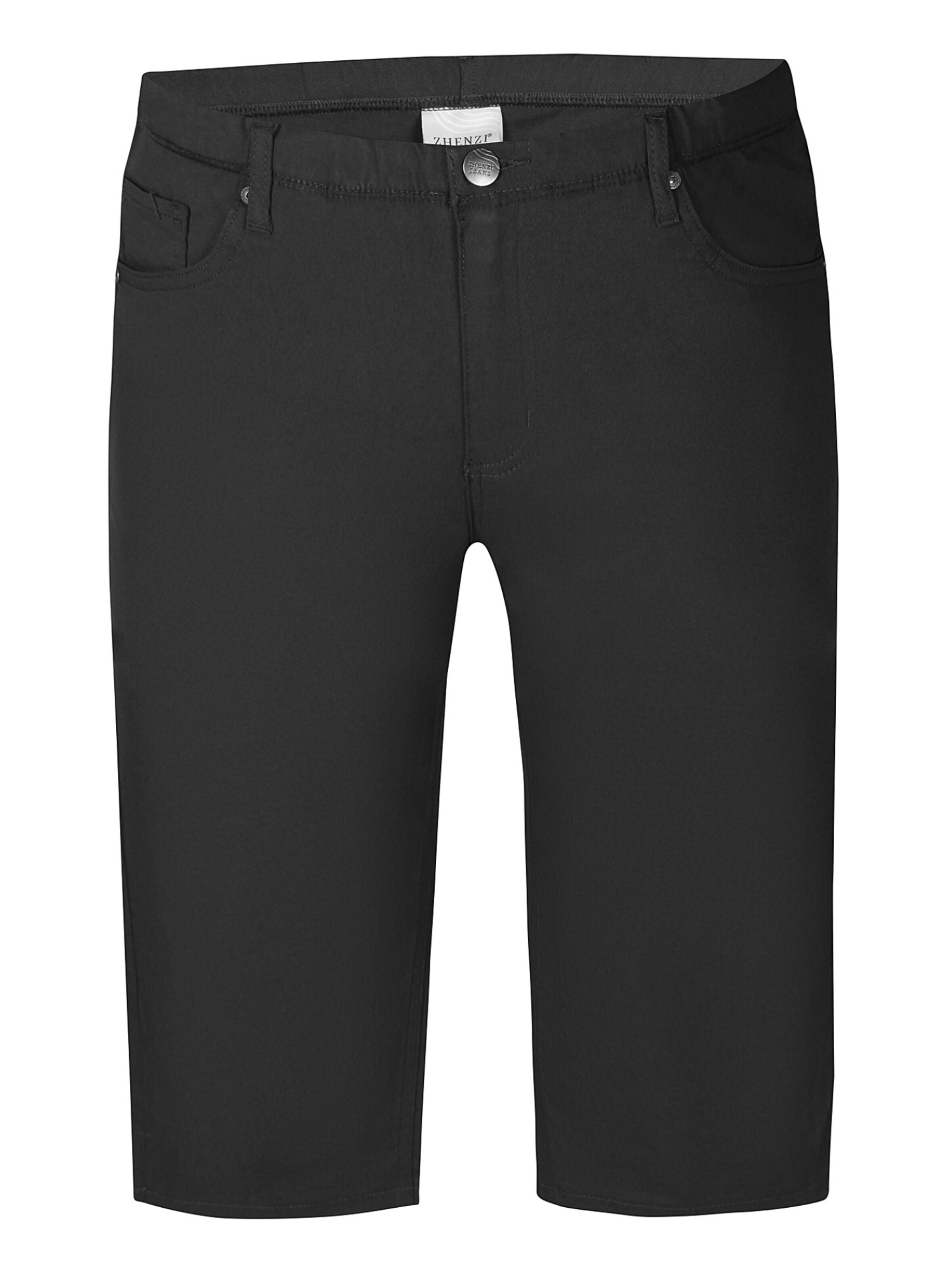 Zhenzi Regular Hose 'Twist 189'‌‌‌‌‌‌ in Schwarz: Vorderseite