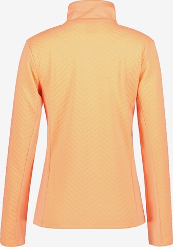 LUHTA Athletic Zip-Up Hoodie 'Ilvesoja' in Orange