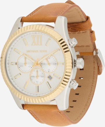 Michael Kors Analoginen kello 'LEXINGTON' värissä ruskea: etupuoli