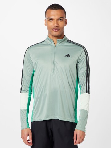 T-Shirt fonctionnel ADIDAS PERFORMANCE en vert : devant