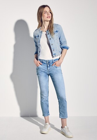 STREET ONE Slimfit Jeans in Blau