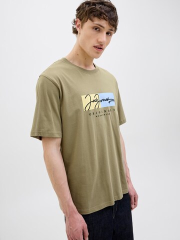 JACK & JONES Shirt 'JORFrederiksberg' in Groen