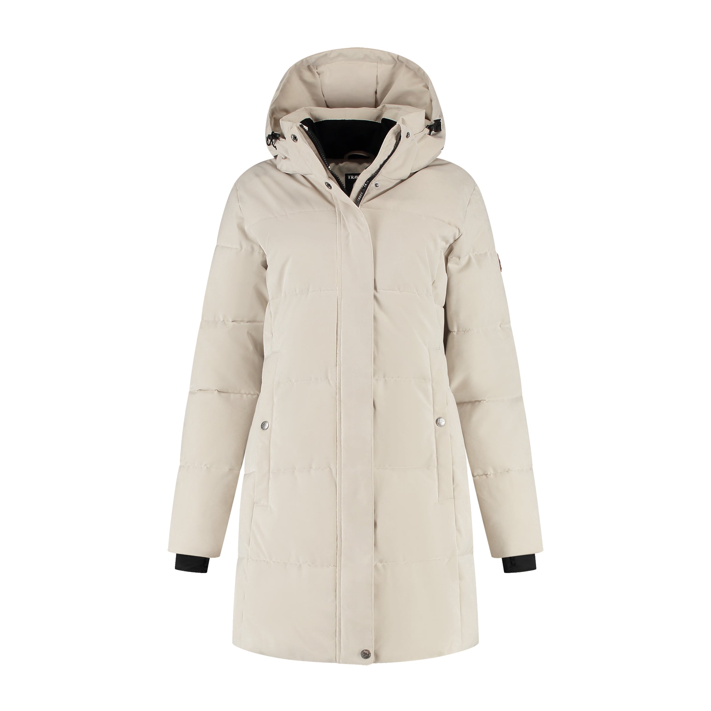 Travelin Vinterfrakke 'Rissne' i beige: forside