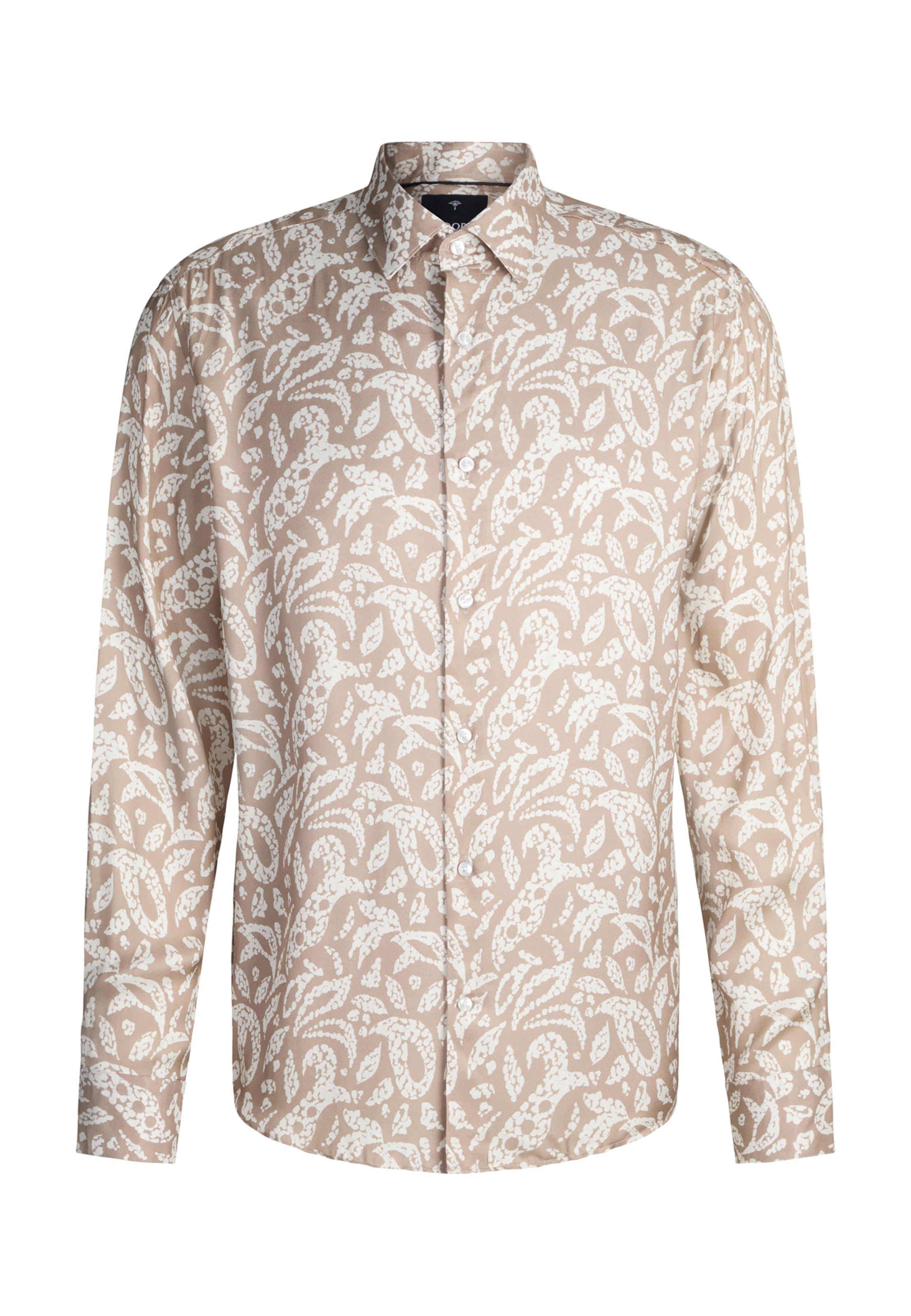 JOOP! Comfort fit Button Up Shirt 'Matty' in Beige: front
