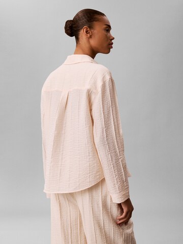 Calvin Klein Bluse in Beige
