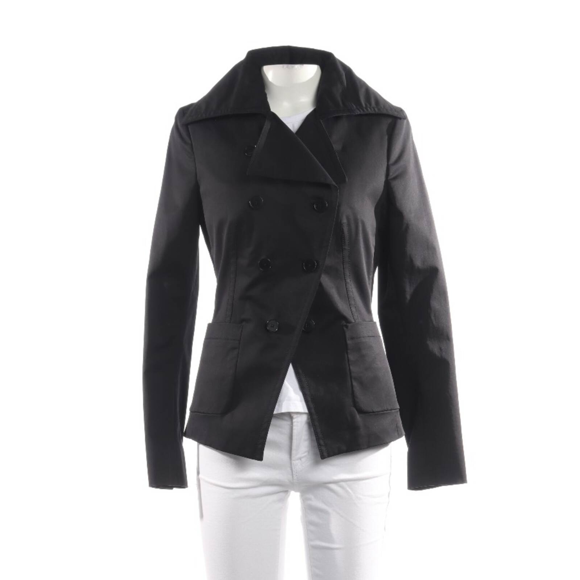 DRYKORN Jacket & Coat in XS in Black: front