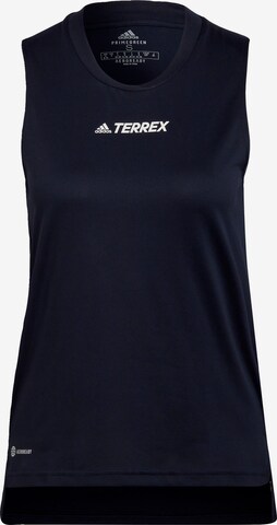 ADIDAS TERREX Sports Top in Black: front
