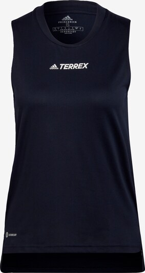ADIDAS TERREX Sporttop 'Terrex' in schwarz / weiß, Produktansicht