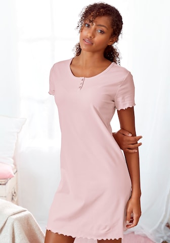 Chemise de nuit s.Oliver en rose : devant